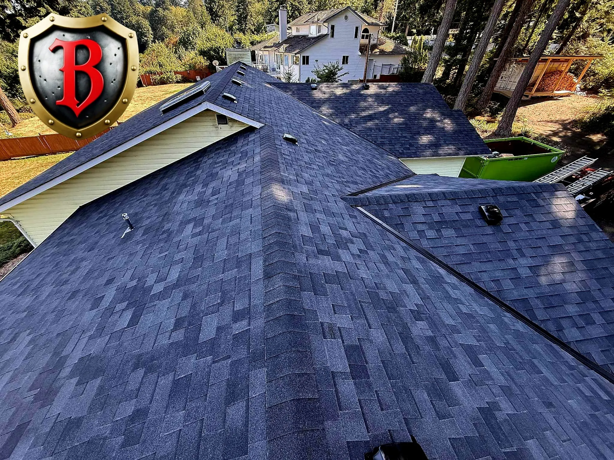 Roof leaking during rainstorm in BC