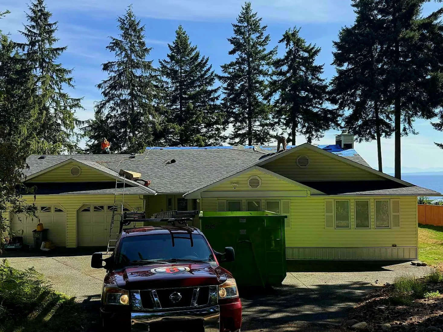 Complete roof makeover