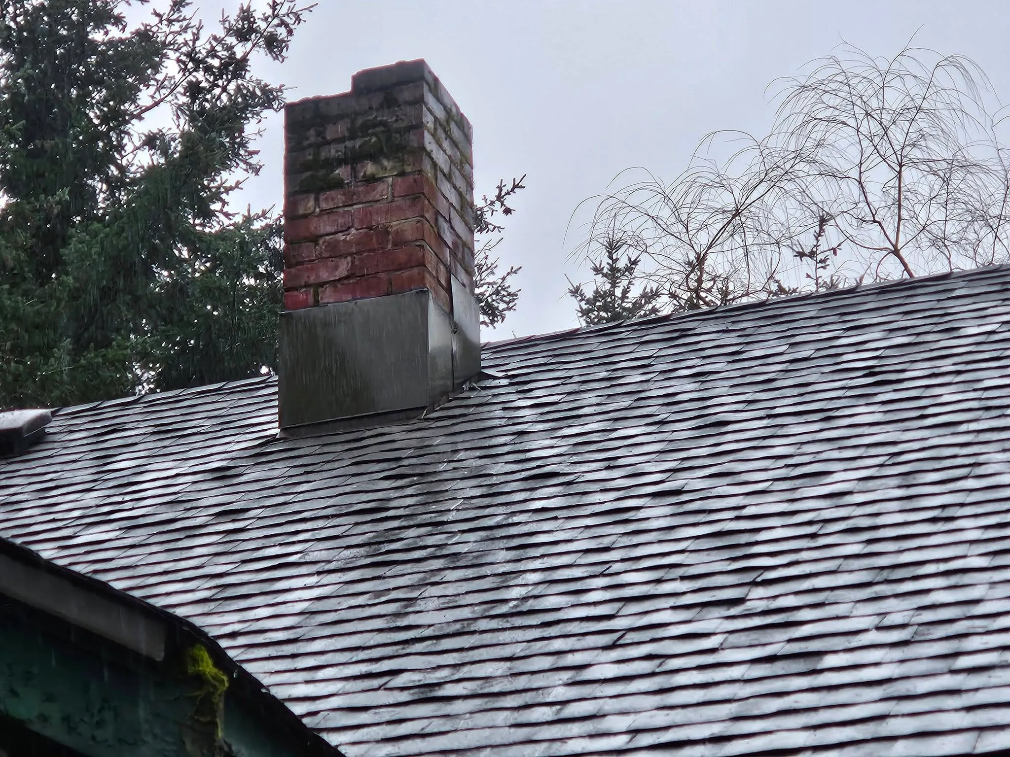 Cedar shake roofing project